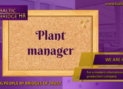 PLANT MANAGER