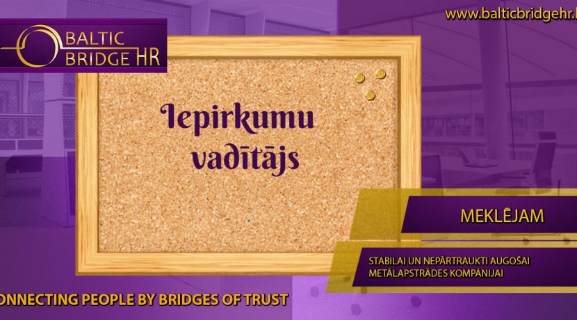 IEPIRKUMU VADĪTĀJS/A